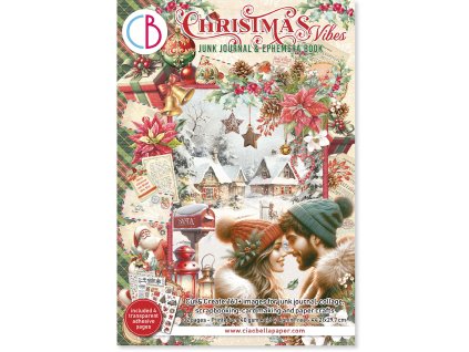 Christmas Vibes A4 Ciao Bella kniha papírů a doplňků
