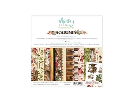 mintay academia 6x6 inch scrapbooking paper pad mt 1 11zon