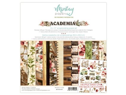 mintay academia 12x12 inch scrapbooking paper set 8 11zon