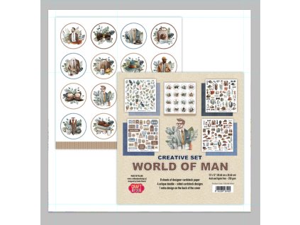 craft you design world of man 12x12 inch creative