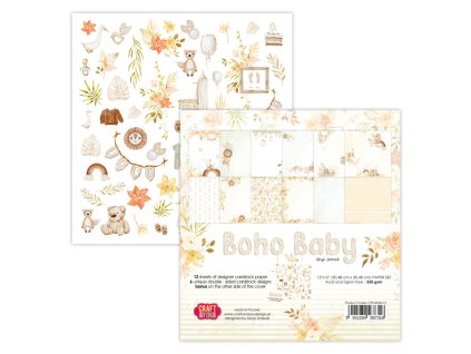 craft you design boho baby 12x12 inch paper set 25 1 11zon