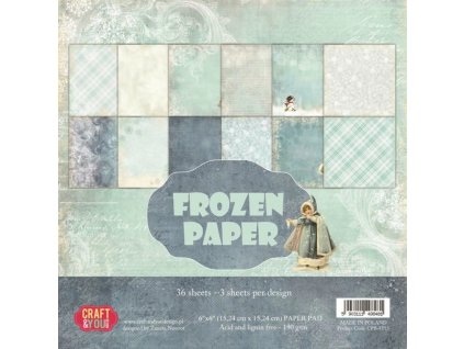 craft you design frozen paper 6x6 inch paper set 1 4 11zon