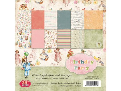 craft you design birthday party 12x12 inch paper s 1 11zon