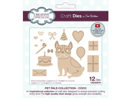creative expressions sue wilson craft die pet pals 3 11zon