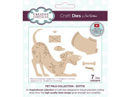 creative expressions sue wilson craft die pet pals 6 11zon