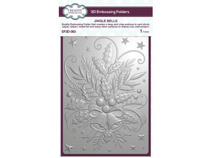 creative expressions jingle bells 3d embossing fol 1 11zon