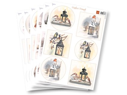 marianne design decoupage sheet a4 assorti matties