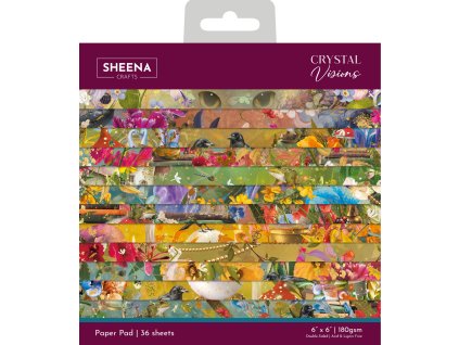 crafters companion crystal visions 6x6 inch paper 1 11zon