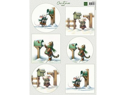 marianne design decoupage sheet a4 christmas mail 19 11zon
