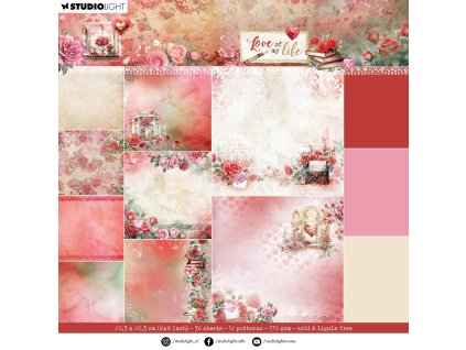 studio light love of my life design paper pad back 4 11zon