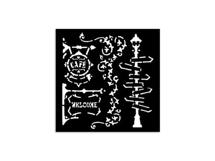 stamperia art of travelling thick stencil 12x12cm (6) 6 11zon