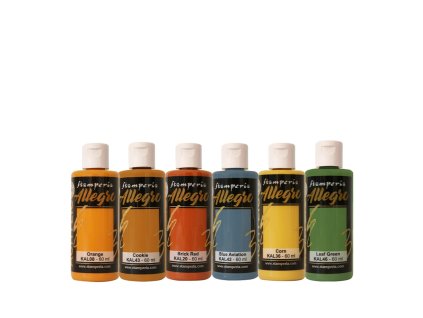 stamperia art of travelling allegro paint kit 6pcs 6 11zon