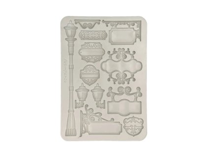 stamperia art of travelling a5 silicon mould plate 14 11zon
