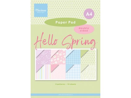 marianne design paper pad a4 hello spring pk9199 1 11zon