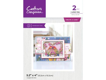 crafters companion love birds metal die i love you 12 11zon