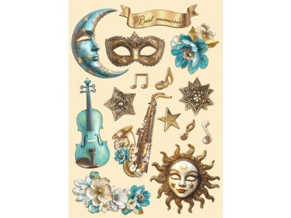 stamperia masquerade a5 colored wooden shape klsp1 11 11zon