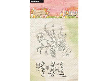 studio light spring meadow clear stamp flower bloo 2 11zon