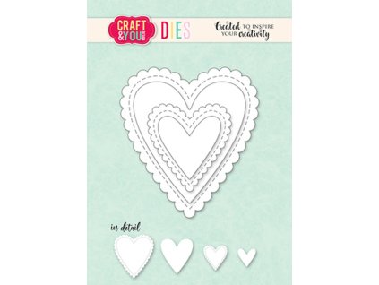 craft you design biscuit frame hearts set dies cw3 25 11zon