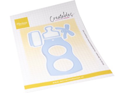 marianne design creatables by marleen baby bottle