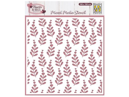 nellie snellen mixed media stencil heart branches 23 11zon