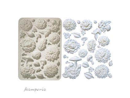 stamperia master of magic a5 silicon mould peony k 14 11zon