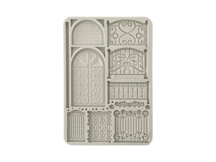 stamperia fence and door a5 silicon mould kacma564 (3) 35 11zon
