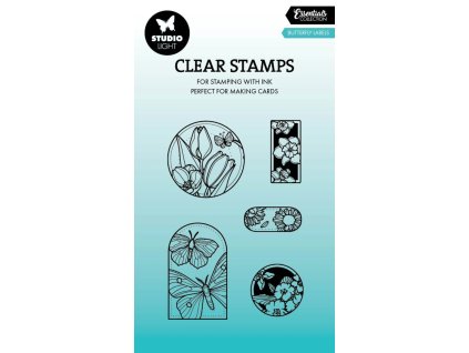 studio light butterfly labels essentials clear sta 12 11zon