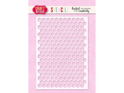 craft you design honeycomb a6 stencil cyd sc008 27 11zon