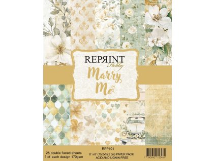 reprint marry me 6x6 inch paper pack rpp101 11 11zon