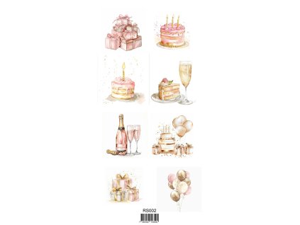 reprint congrats 10x20cm stickers rs002 7 11zon