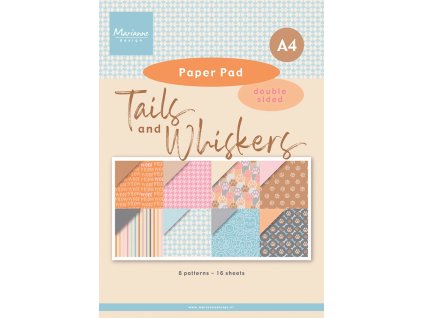 marianne design paperpad a4 tails whiskers pk9202 5 11zon