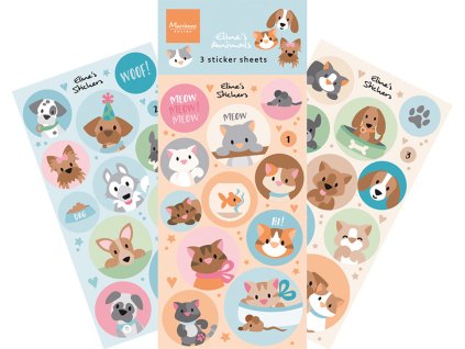 marianne design decorations stickers elines cats d