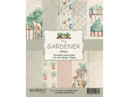 reprint the gardener 6x6 inch paper pack rpp083 di 12 11zon