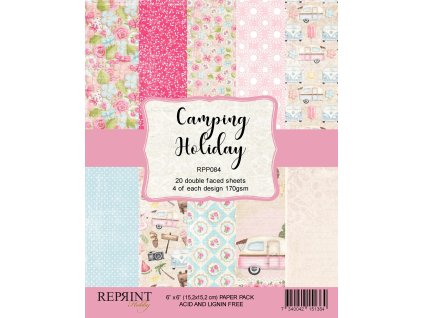 reprint camping holiday 6x6 inch paper pack rpp084 17 11zon
