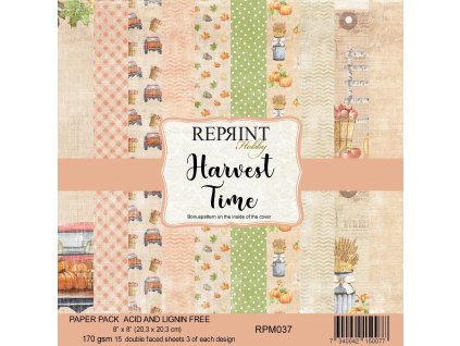 reprint harvest time 8x8 inch paper pack rpm037 di 27 11zon