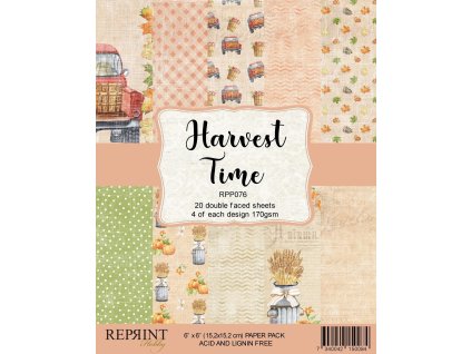 reprint harvest time 6x6 inch paper pack rpp076 di 28 11zon