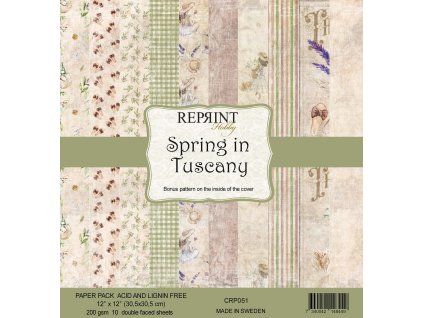 reprint spring in tuscany 12x12 inch paper pack cr 54 11zon