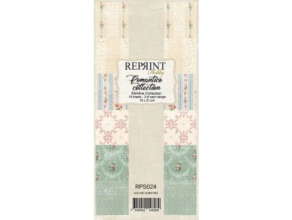 reprint romantico collection slimline paper pack r 7 11zon