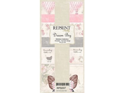 reprint dream big slimline paper pack rps007 disco 36 11zon