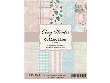 reprint cozy winter collection 6x6 inch paper pack 2 11zon