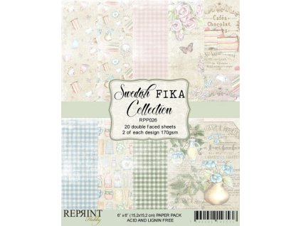 reprint swedish fika collection 6x6 inch paper pac 3 11zon