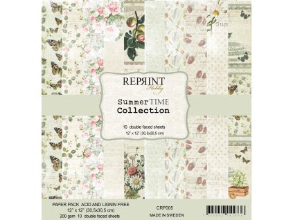reprint summer time 12x12 inch paper pack crp005 d 9 11zon