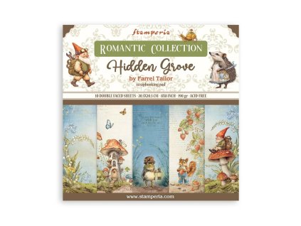 stamperia hidden grove 8x8 inch paper pack sbbs124 (9) 9 11zon