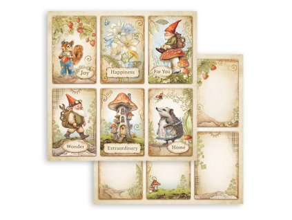 stamperia hidden grove 12x12 inch paper sheets 6 c 16 11zon