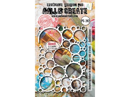 aall and create ethereal garden stencil 4x6 inch b
