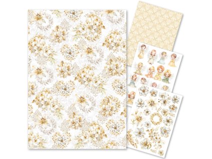 Ciao Bella Rýžový papír Rice Paper A4 MIXED 4 ks Blessing Day