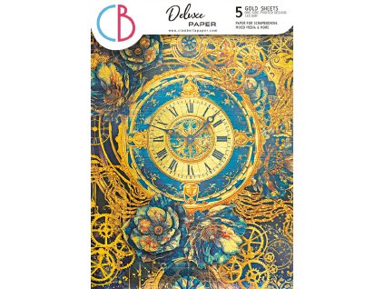Sada papírů Ciao Bella Celestial Deluxe Paper Gold A4