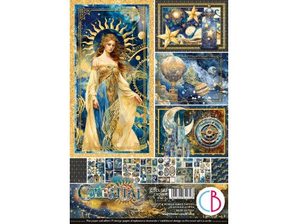Ciao Bella sada papírů Celestial Creative Pad A4