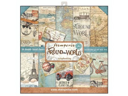 stamperia around the world 12x12 inch paper pack s