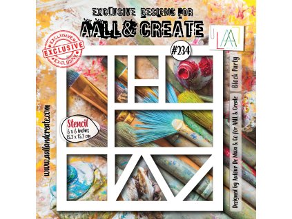 aall and create stencil 6x6 inch block party aall 1 11zon